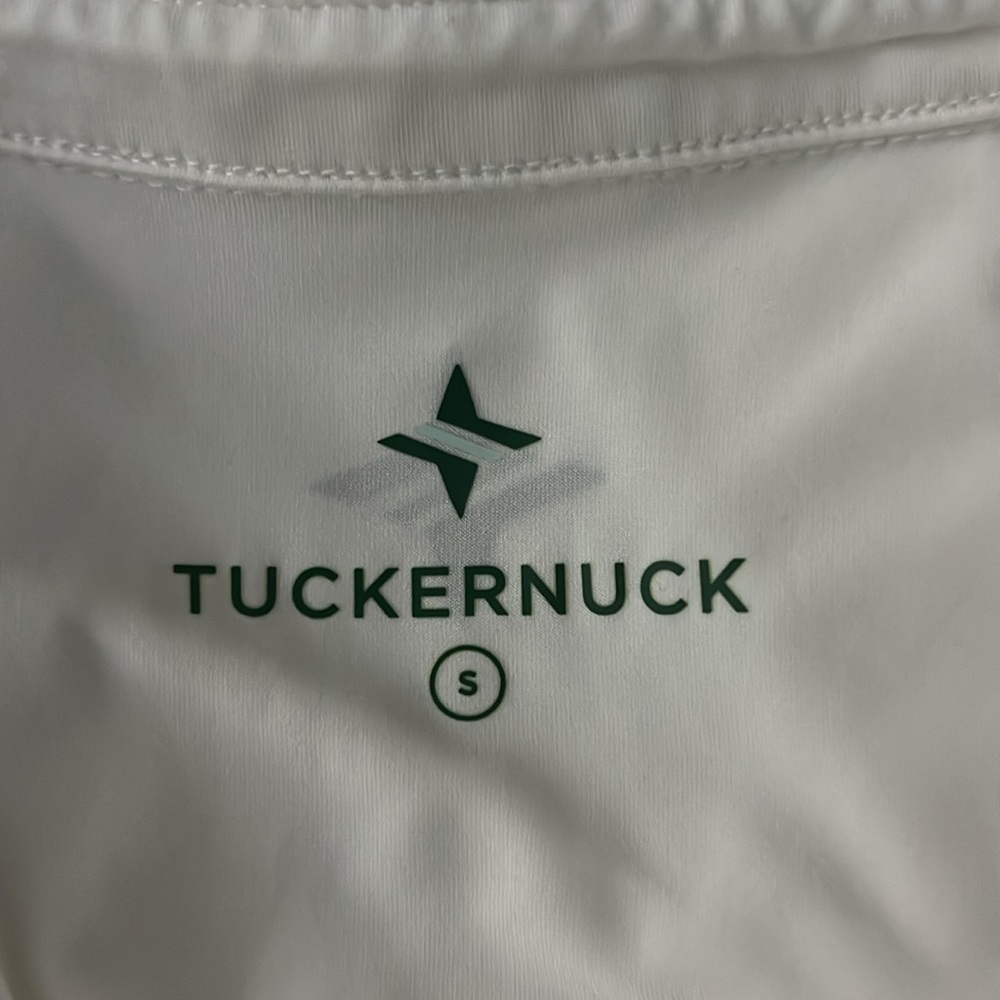 Tuckernuck White Collard Pullover Small - image 6